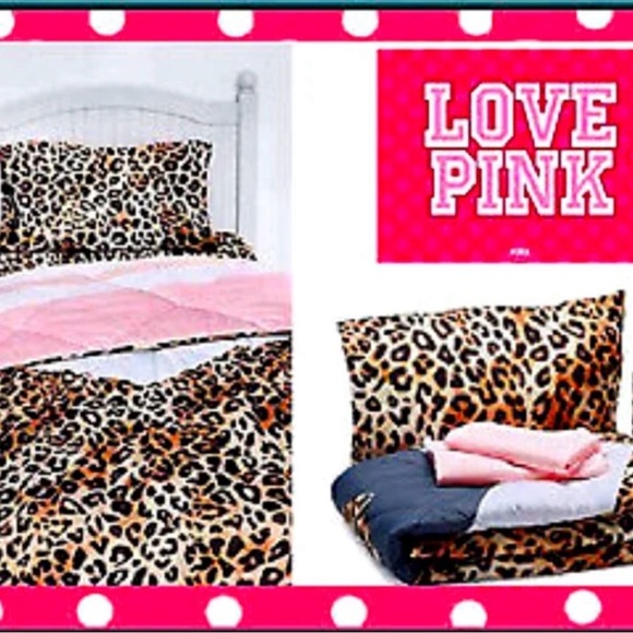 PINK Victoria's Secret Other - Victoria Secret Leopard Print Bed In A Bag
